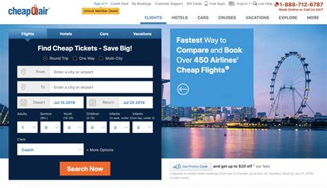 flights search websites.